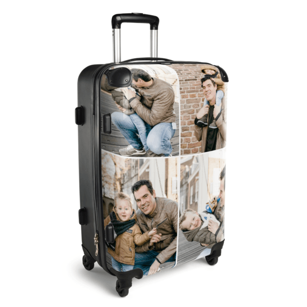 Bestel XL koffer personaliseren met eigen foto