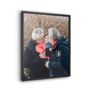 Bestel Zwarte lijst met gepersonaliseerde fotoafdruk - 40x50 met eigen foto