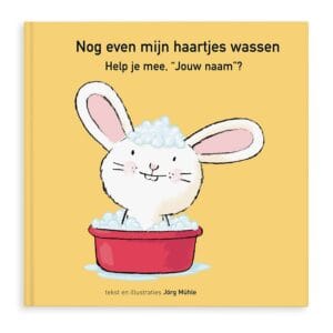 Bestel Boek met naam en foto - Nog even mijn haartjes wassen - Softcover met eigen foto