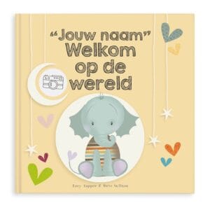 Bestel Boek met naam en foto - Welkom op de wereld - Softcover met eigen foto
