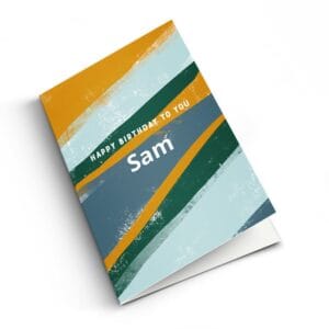 Bestel Verjaardagskaart met foto - M - Staand met eigen foto