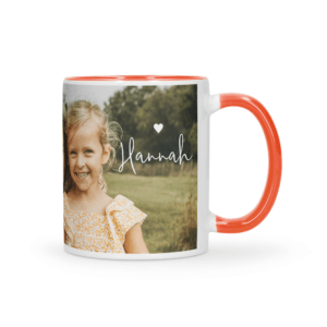 Bestel Mok met foto en tekst - Oranje - 325 ml met eigen foto