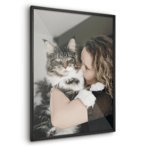 Bestel Zwarte lijst met gepersonaliseerde fotoafdruk - 50x70 met eigen foto