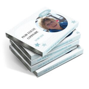 Bestel Mentos communie kauwgompakjes bedrukken - 24 stuks met eigen foto