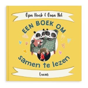 Bestel Boek voor Opa & Oma met naam - Hardcover met eigen foto