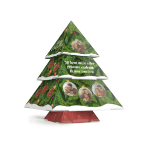 Bestel Kerstboom papier personaliseren - DIY met eigen foto