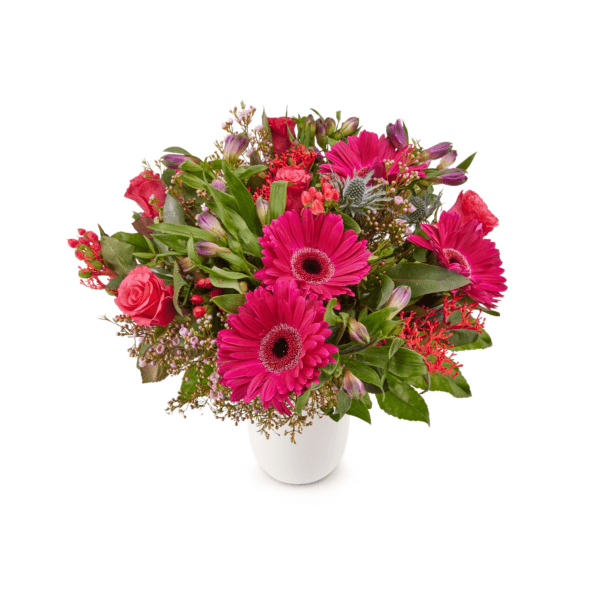 Bestel Bloemen - Boeket Paars (Middel) met eigen foto