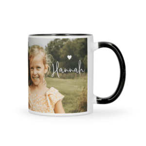 Bestel Mok met foto en tekst - Zwart - 325 ml met eigen foto
