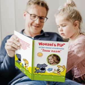 Bestel Boek met naam en foto - Woezel & Pip - Vriendje - XL boek (Hardcover) met eigen foto