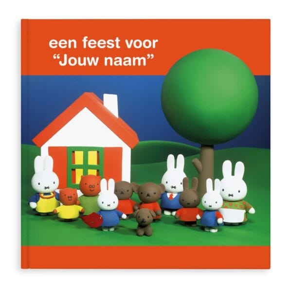 Bestel nijntje boek met naam - Een feestje voor.. - Softcover met eigen foto