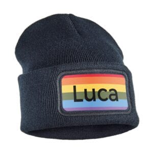 Bestel Muts bedrukken - Navy met eigen foto