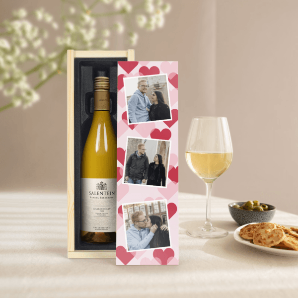 Bestel Wijn in bedrukte kist - Salentein - Chardonnay met eigen foto