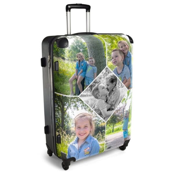 Bestel XXL koffer personaliseren met eigen foto