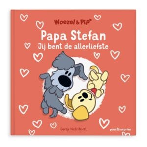 Bestel Boek met naam en foto - Woezel & Pip - Jij bent de allerliefste papa (Softcover) met eigen foto