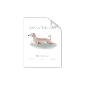 Bestel Geboorteposter ontwerpen - 30 x 40 cm met eigen foto