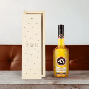 Bestel Likeur in gegraveerde kist - Licor 43 met eigen foto