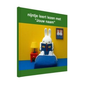 Bestel Boek met naam - nijntje leert lezen - Hardcover met eigen foto