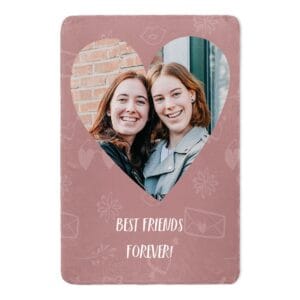 Bestel Fleecedeken bedrukken - 100x150cm met eigen foto