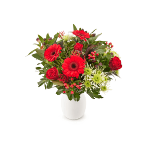 Bestel Bloemen - Boeket Rood met eigen foto