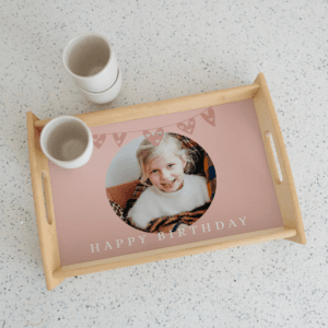 Bestel Dienblad bedrukken - Beige - 33 x 20 cm met eigen foto