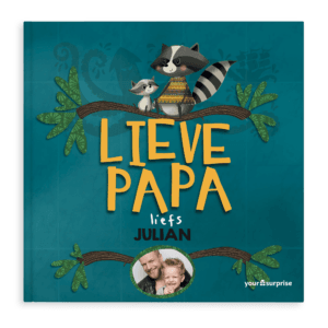 Bestel Boek met naam en foto - Lieve Papa - Hardcover met eigen foto