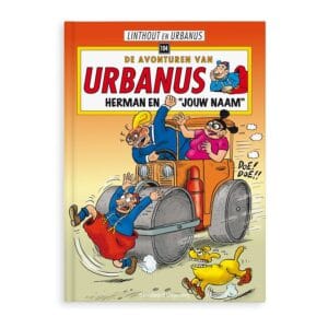 Bestel Persoonlijk stripboek met naam en foto - De avonturen van Urbanus 'Herman & Hermien' (Hardcover) met eigen foto