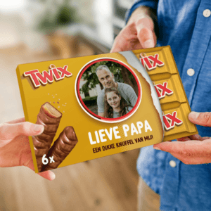 Bestel Gepersonaliseerde Twix Repen Giftbox met eigen foto