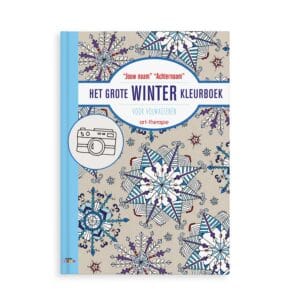 Bestel Kleurboek voor volwassenen "Het grote winter" met eigen foto