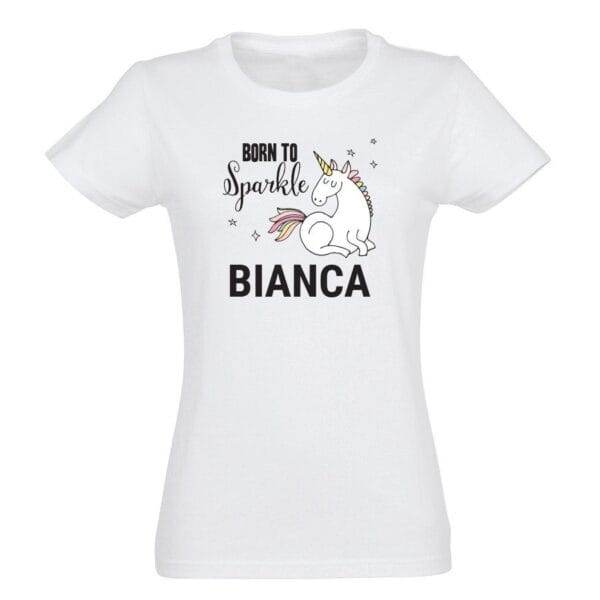 Bestel Unicorn T-shirt voor dames bedrukken - Wit - XXL met eigen foto