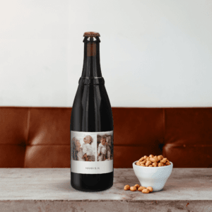 Bestel Westmalle Dubbel bier met eigen label - 750 ml met eigen foto