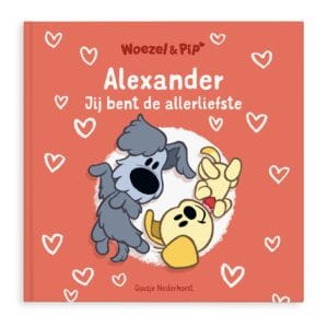Bestel Boek met naam en foto - Woezel & Pip - Jij bent de allerliefste (Softcover) met eigen foto