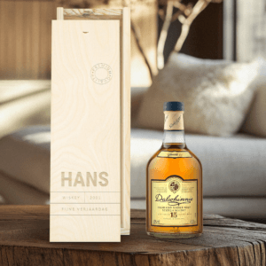 Bestel Whisky in gegraveerde kist - Dalwhinnie 15 Years met eigen foto