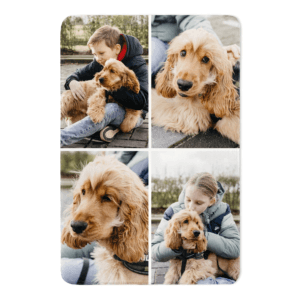 Bestel Fleecedeken Dieren bedrukken - 100x150 met eigen foto