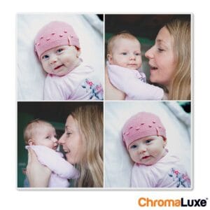 Bestel Foto op aluminium afdrukken - Wit (ChromaLuxe) - 15 x 15 cm met eigen foto