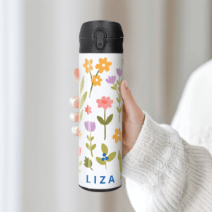 Bestel Thermos bedrukken - Wit met eigen foto