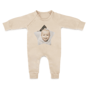 Bestel Boxpak bedrukken - Beige - 62/68 met eigen foto