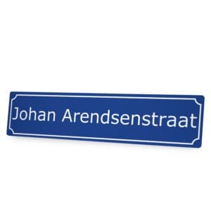 Bestel Aluminium straatnaambord bedrukken - 65 x 15 cm met eigen foto