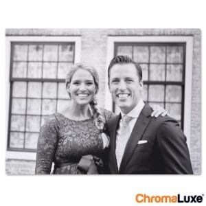 Bestel Foto op aluminium afdrukken - Wit (ChromaLuxe) - 20 x 15 cm met eigen foto