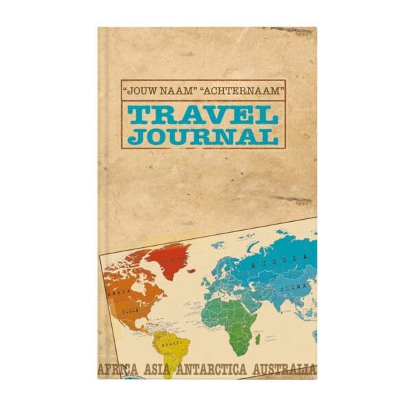 Bestel Travel journal met naam en foto - Softcover met eigen foto