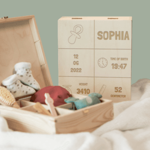 Bestel Memory box met naam met eigen foto