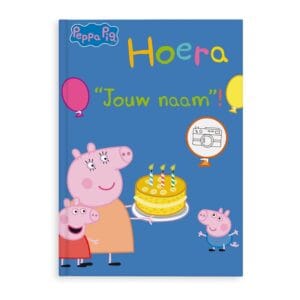 Bestel Boek met naam en foto - Peppa Pig - Hoera! - Hardcover met eigen foto