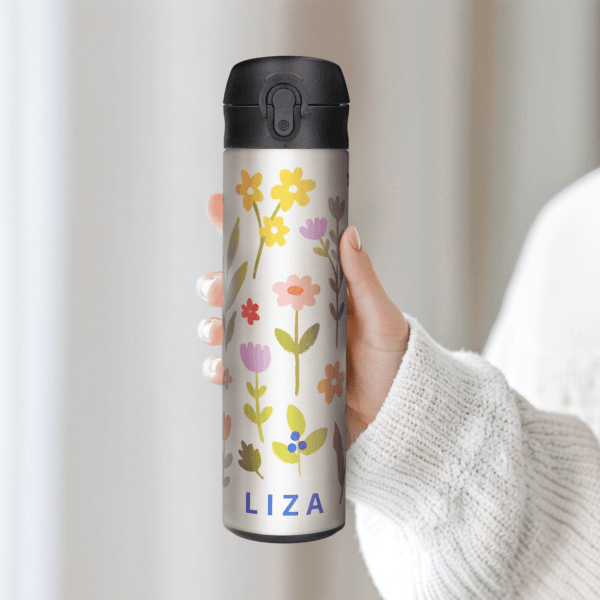 Bestel Thermos bedrukken - Aluminium met eigen foto