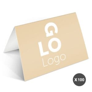 Bestel Zakelijke wenskaarten met foto - 100 dubbele kaarten met eigen foto