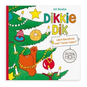 Bestel Boek "Dikkie Dik viert Kerstmis" met naam met eigen foto