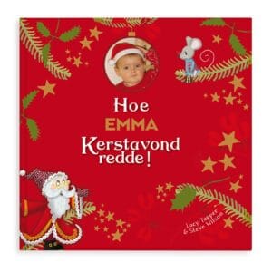 Bestel Boek met naam - Hoe Kerstavond werd gered - Hardcover met eigen foto