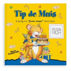 Bestel Boek met naam en foto - Tip de Muis - Softcover met eigen foto