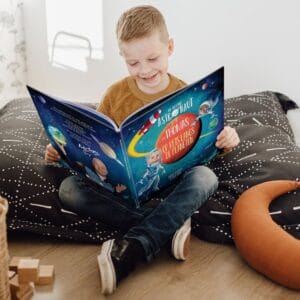 Bestel Boek met naam en foto - De kleine astronaut en naam - Hardcover XXL met eigen foto