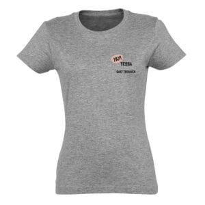 Bestel T-shirt voor vrouwen bedrukken - Grijs - XXL met eigen foto