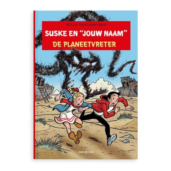 Bestel Persoonlijk stripboek - Suske en Wiske &apos;De Planeetvreter&apos; (Hardcover) met eigen foto