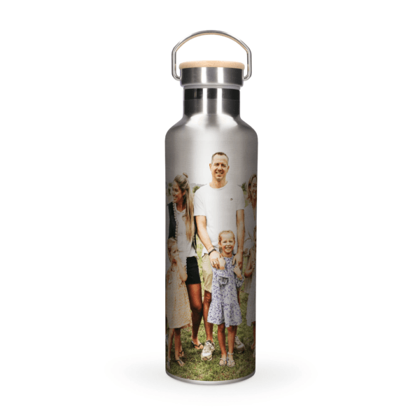 Bestel Drinkfles met naam en foto - Aluminium met eigen foto